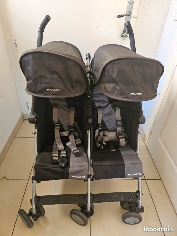 Poussette Double Maclaren Twin Triumph Poussette Maclaren Occasion - Main Image