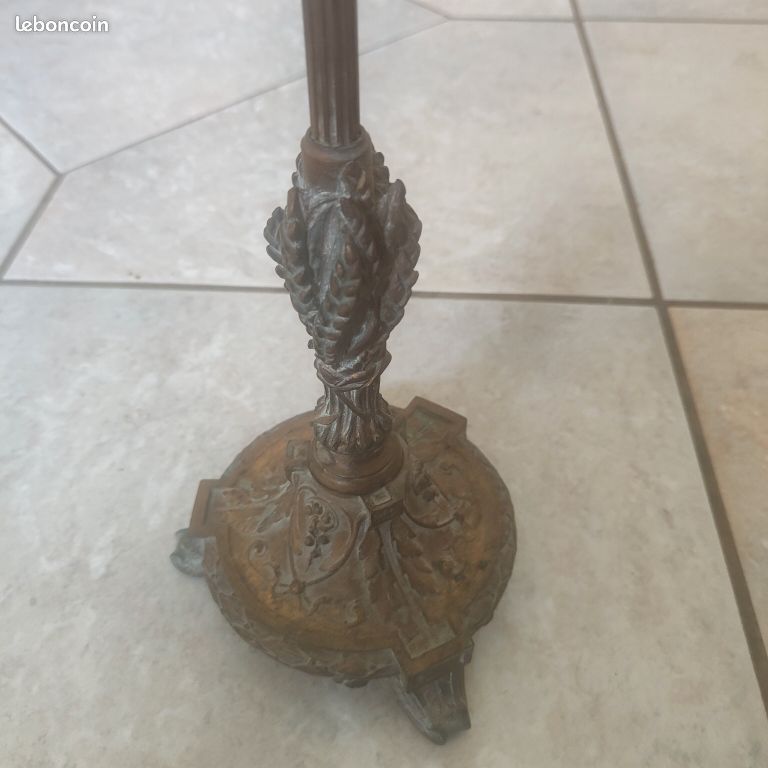 Lampe ancienne en bronze (image 3)