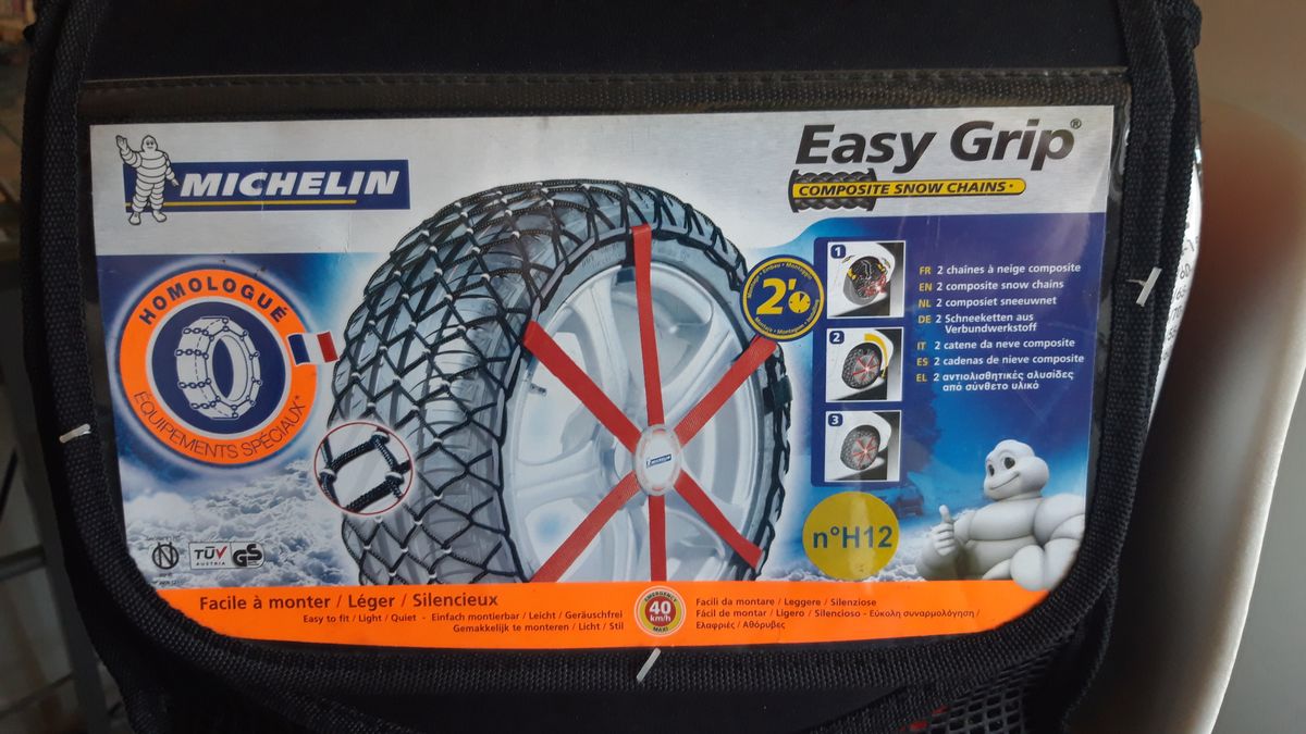 Chaines neige neuves Michelin easy grip H12