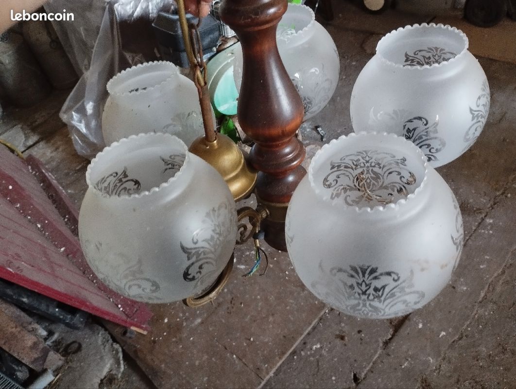 Lustre globe vintage (image 1)