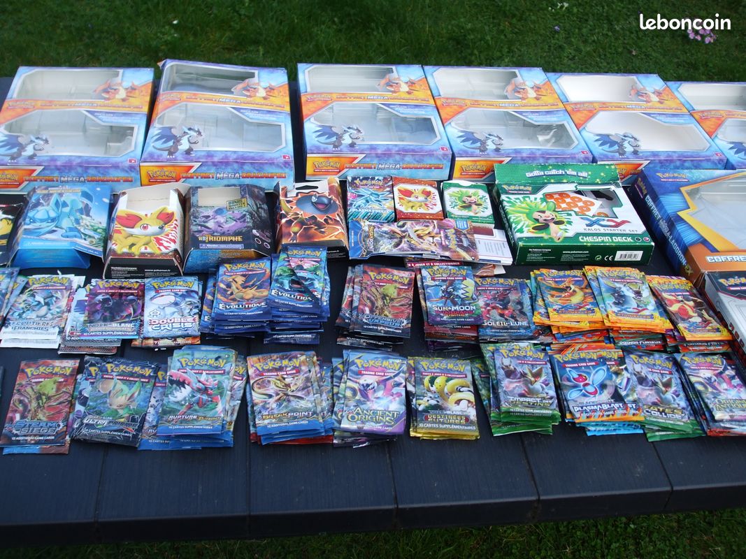 Lot de cartons, boites boosters pokemon VIDE (image 2)