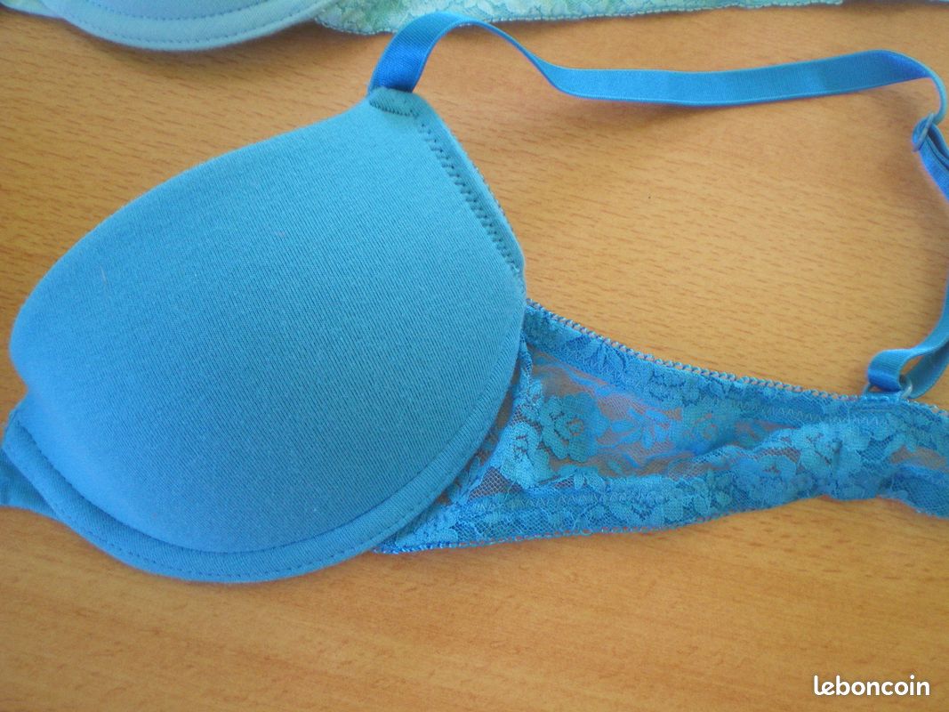 Lot de 2 soutiens gorge bleu 70B (image 3)