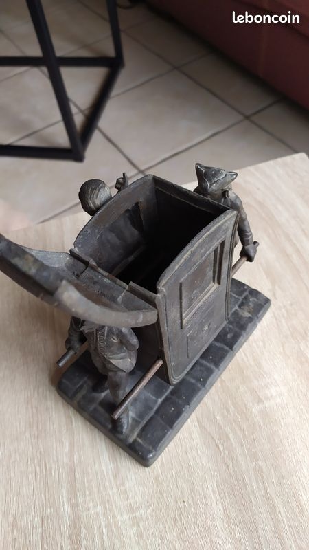 Chaise a porteur en regule (image 3)