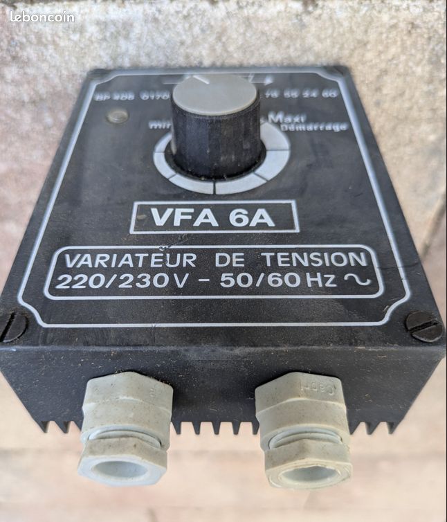 Variateur de vitesse électronique de tension VFA 6A (image 2)