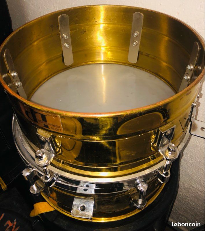 Percussions batterie Timbales vintage lp martin Cohen signature brass