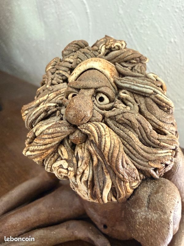 Sculpture artisanale originale en poterie – Aborigène australien – signed Joe Gott (image 8)