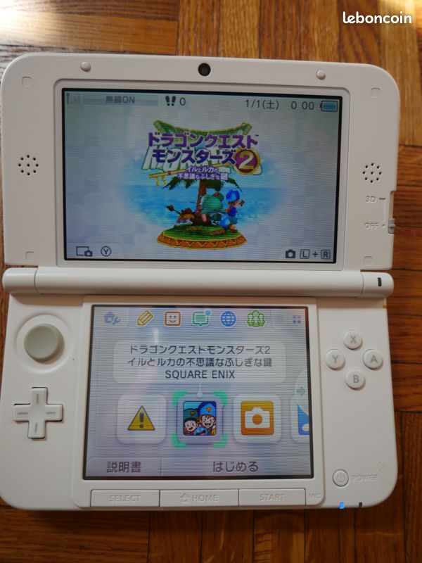 Console Nintendo 3DS LL XL Dragon Quest Monsters avec chargeur