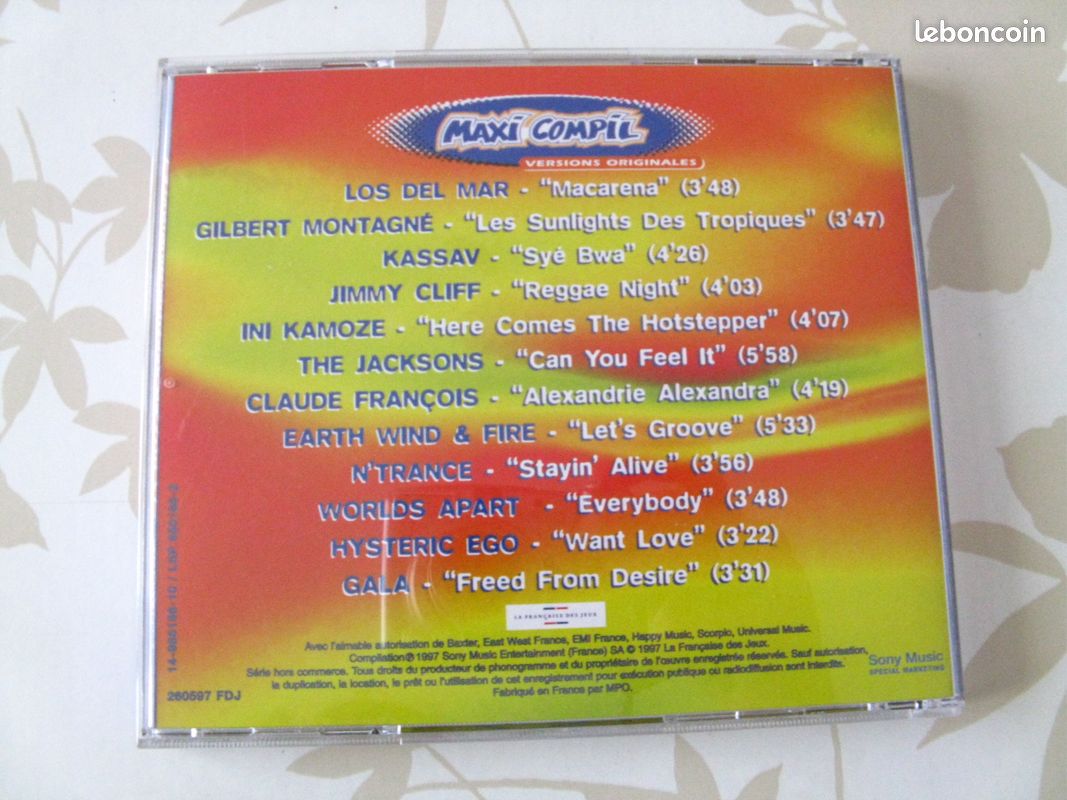 CD Maxi compil' (vol. 1) (image 2)