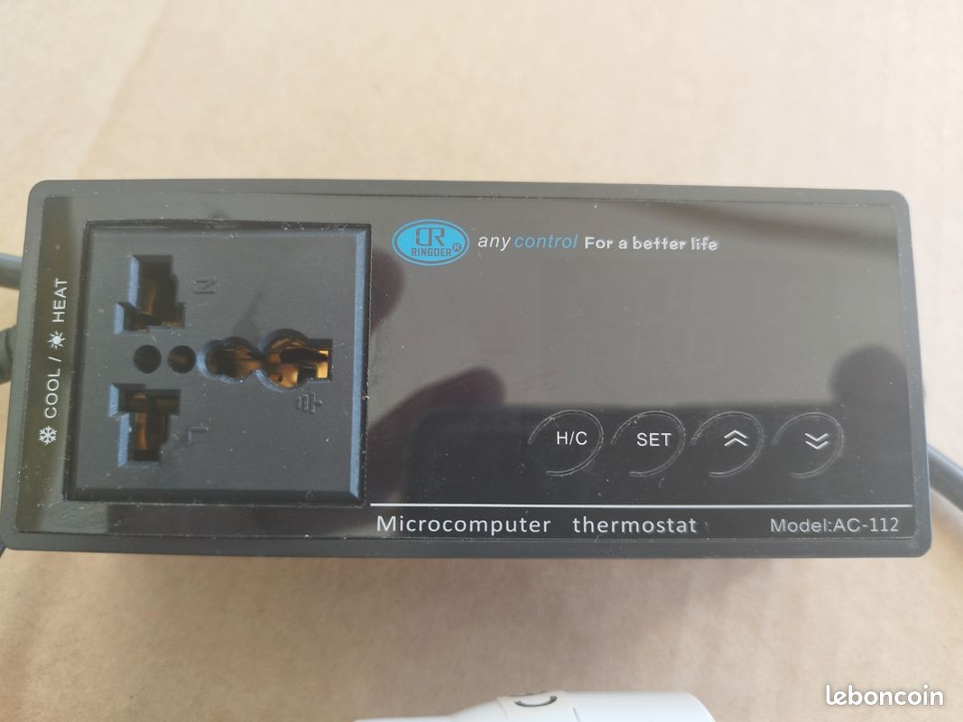 Thermostat avec adaptateur (image 2)