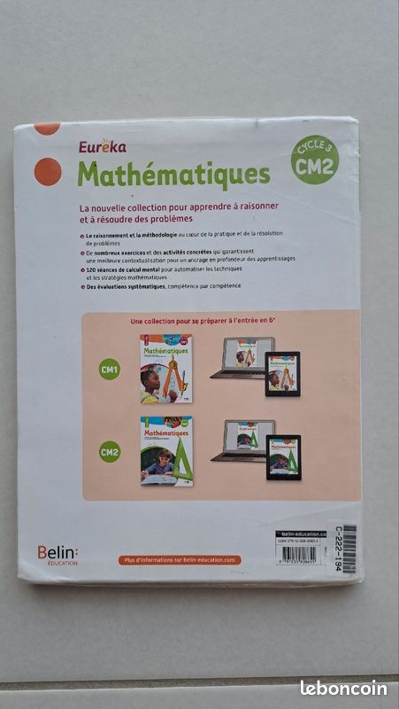 Livre CM2 Mathématiques Eurêka (image 2)