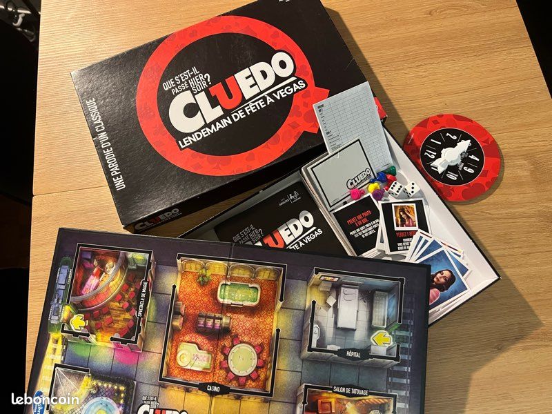 Jeux de société Cleudo Hasbro Lendemain de Fete a Vegas (image 3)