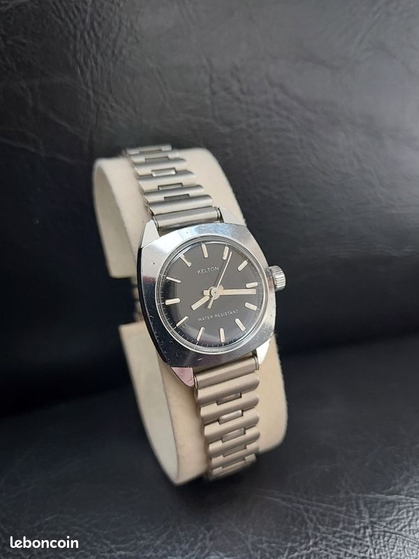 Montre Mécanique Vintage KELTON 6050-2471 - Occasion, Montre Bracelet Rétro