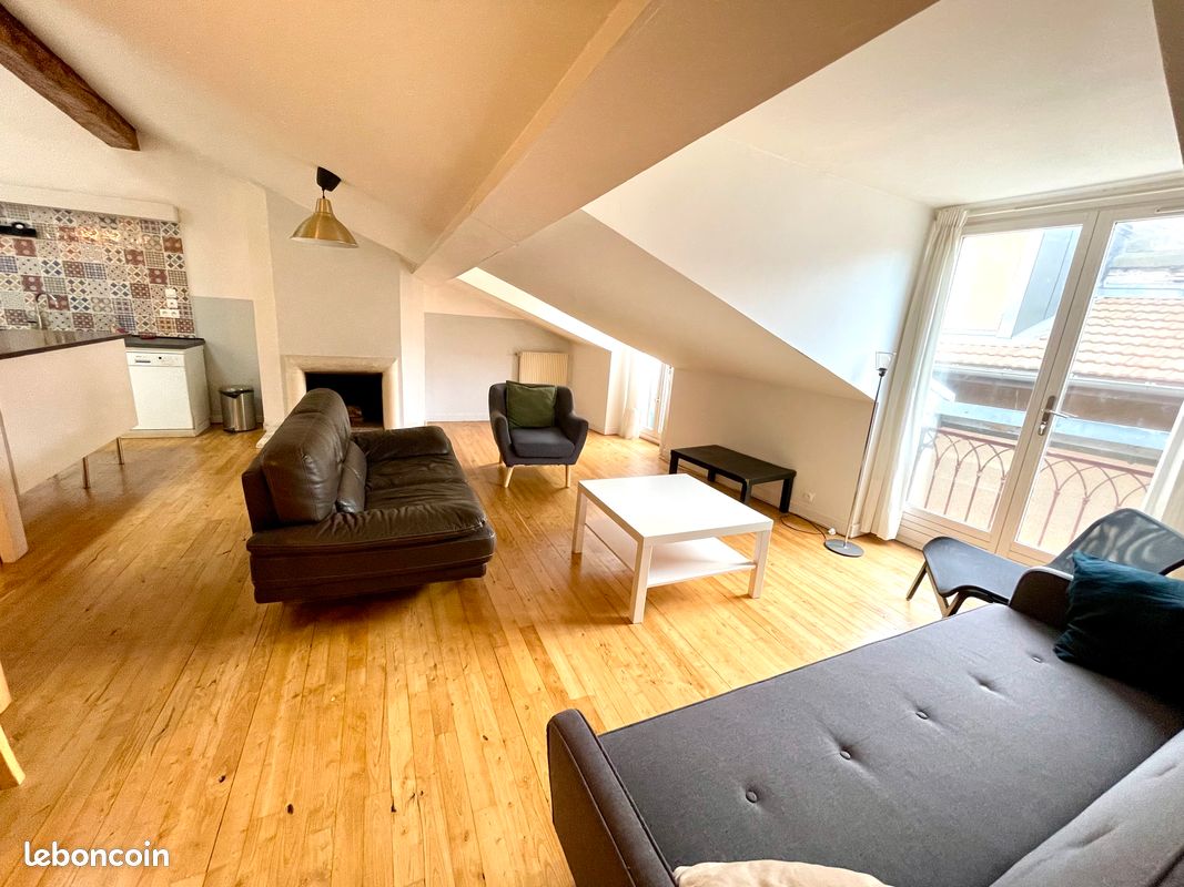 Appartement de charme sous les combles – Dernier étage – Hyper centre