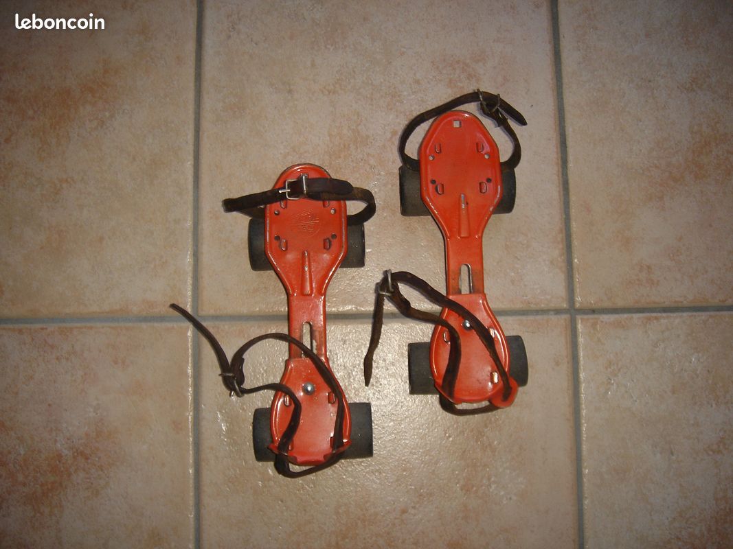 Patins à Roulettes MISTRAL Vintage Orange – Collector Avec Sa Boîte