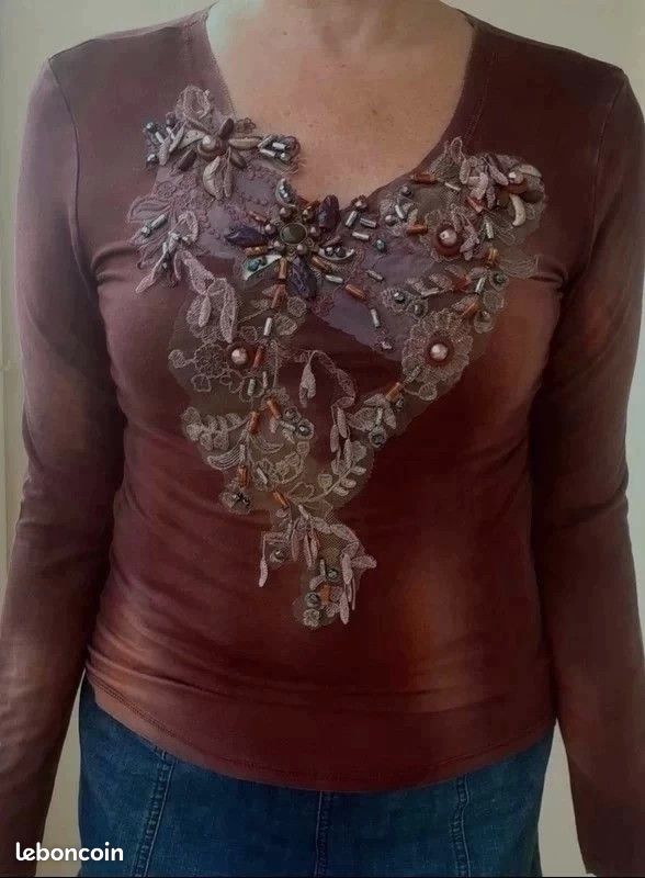 Tunique style Boho look de chez Venus Jeans - Taille S (image 3)