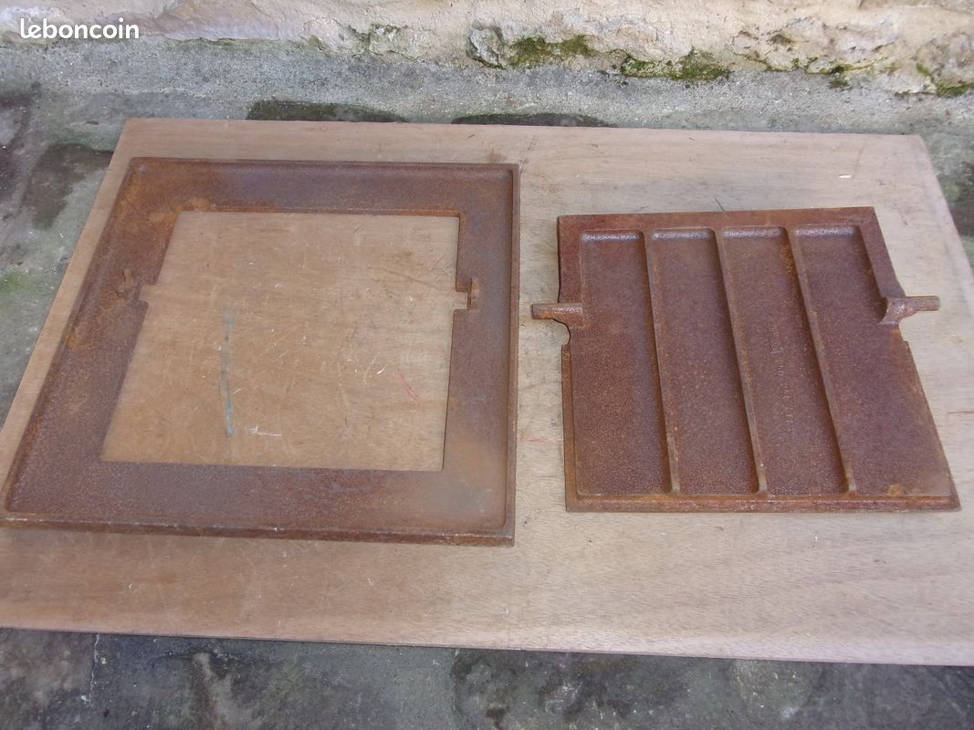 Clapet de cheminée neuf en fonte pour boisseaux 25x25 (image 4)