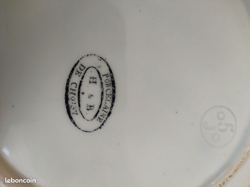 5 assiettes parlantes Mousquetaires HB de Choisy le roi (image 16)
