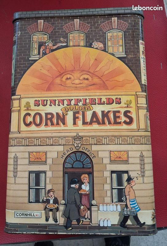 Grande boîte métal corn flakes (image 1)
