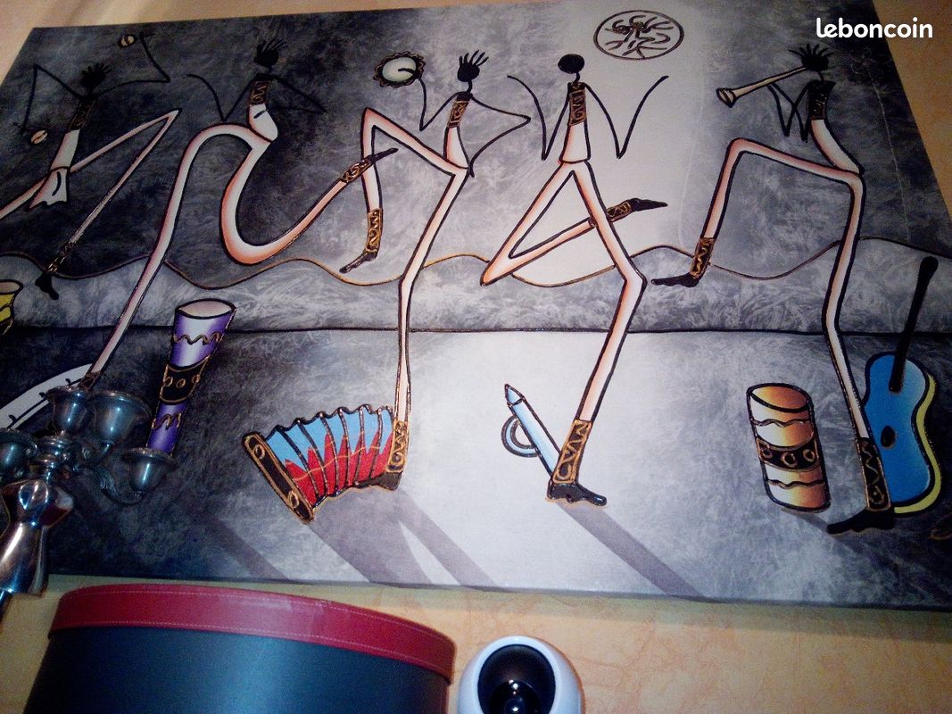 Grand tableau orchestre Jazz style contemporain (image 1)