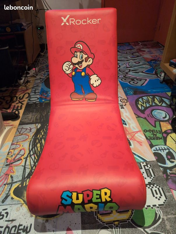 Siège gaming à bascule Super Mario Nintendo pour enfant (image 1)