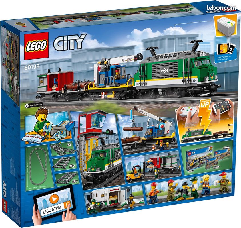 LEGO 60198 City - Le train de marchandises télécommandé Neuf état de l'emballage irréprochable (image 2)