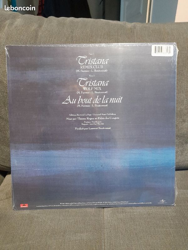 Maxi 45T coloré Mylène Farmer Tristana Dj remix Collection