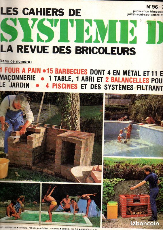 Lot de 23 revues cahiers de système D et système D (image 3)