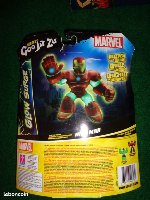 Heroes of Goo Jit Zu: Lot de 3 blister neuf "Marvel-One Piece-Sonic" (image 3)
