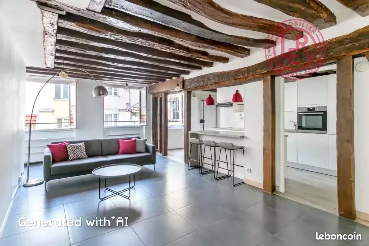 Appartement 2 pièces 44 m² · à Paris · 44 m² · 530 000 €