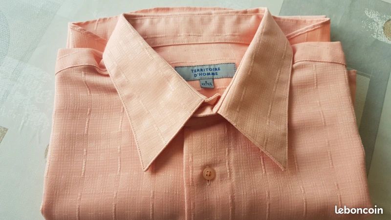 Chemise manche courte lin homme Zupiter rayé bleu