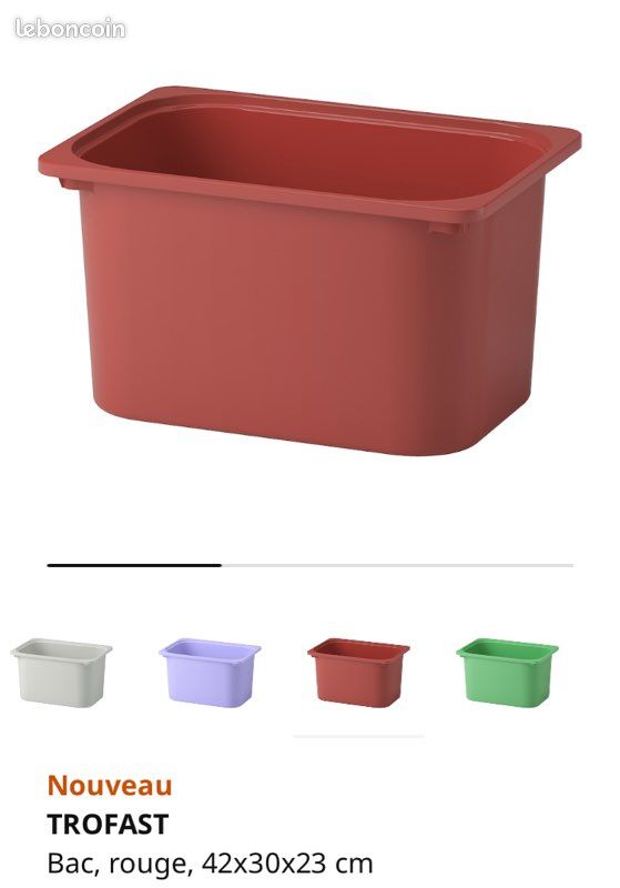 RECHERCHE bacs TROFAST couleur terracotta (image 1)