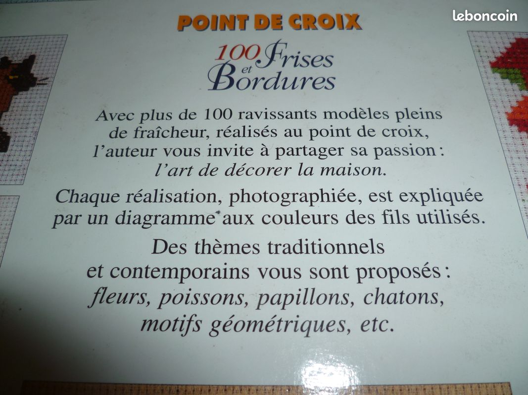 Point de croix (frises et bordures) sur alphabet (image 3)