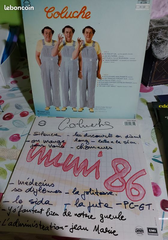 Vinyles Coluche/Mitchell/Goldman (image 2)