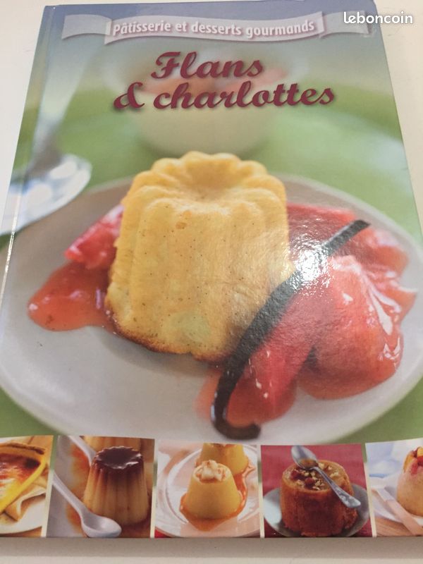 Livre recette flans charlottes (image 1)