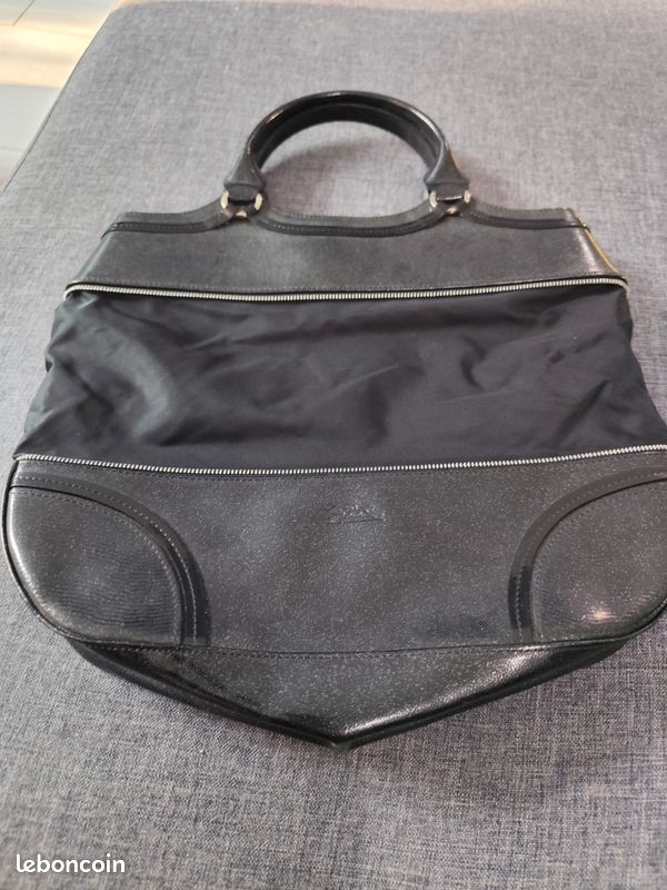 Sac à main pliable noir longchamp (image 1)