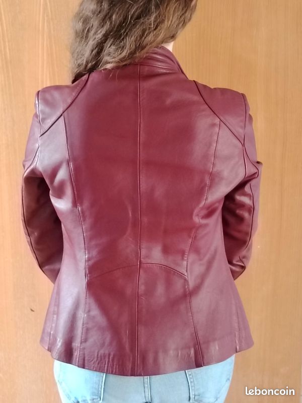Veste en cuir Pablo Valentino (image 4)