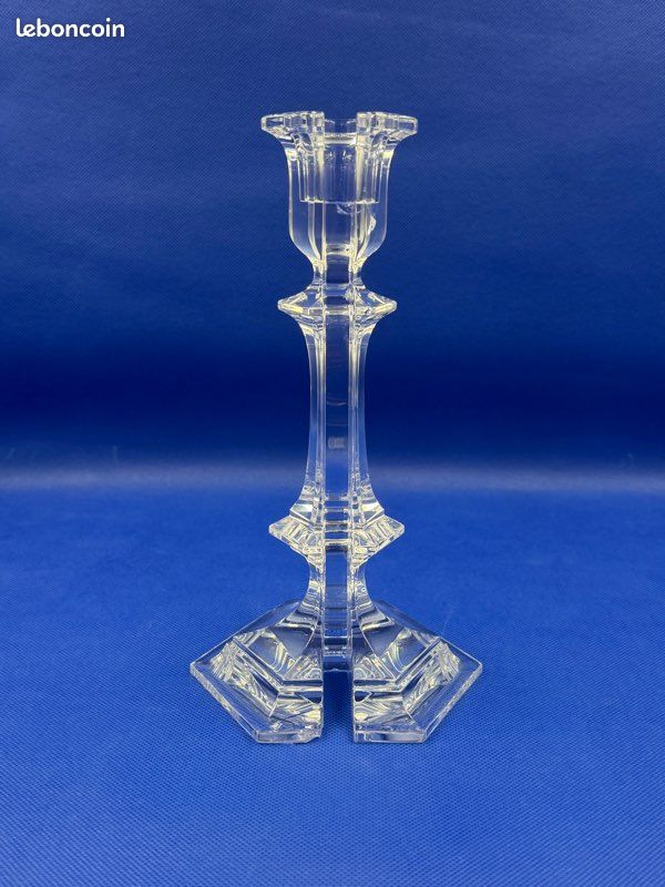 [ accidents ] Bougeoir Baccarat Philippe Starck cristal Harcourt (image 2)
