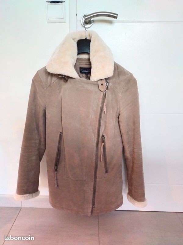 Manteau femme cuir River Skin (image 1)