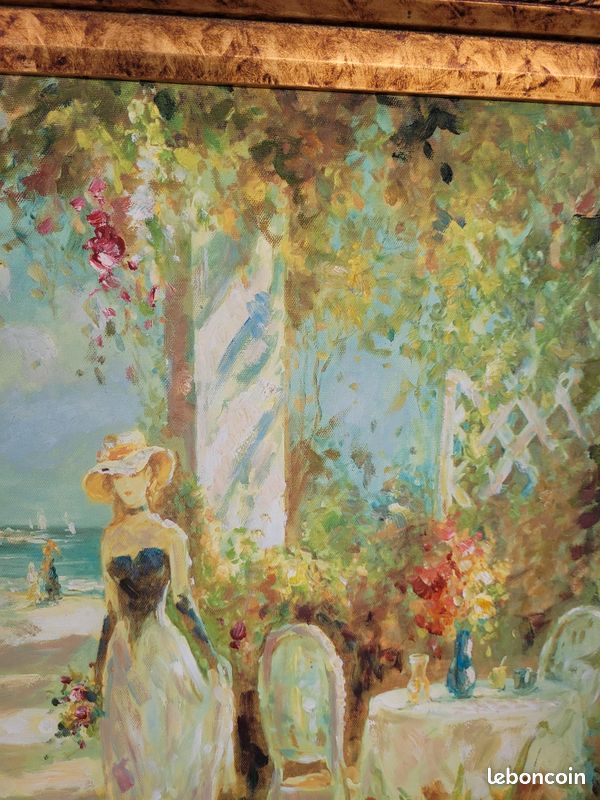 Peinture sur toile, huile, signée comme L. Samuel (image 5)