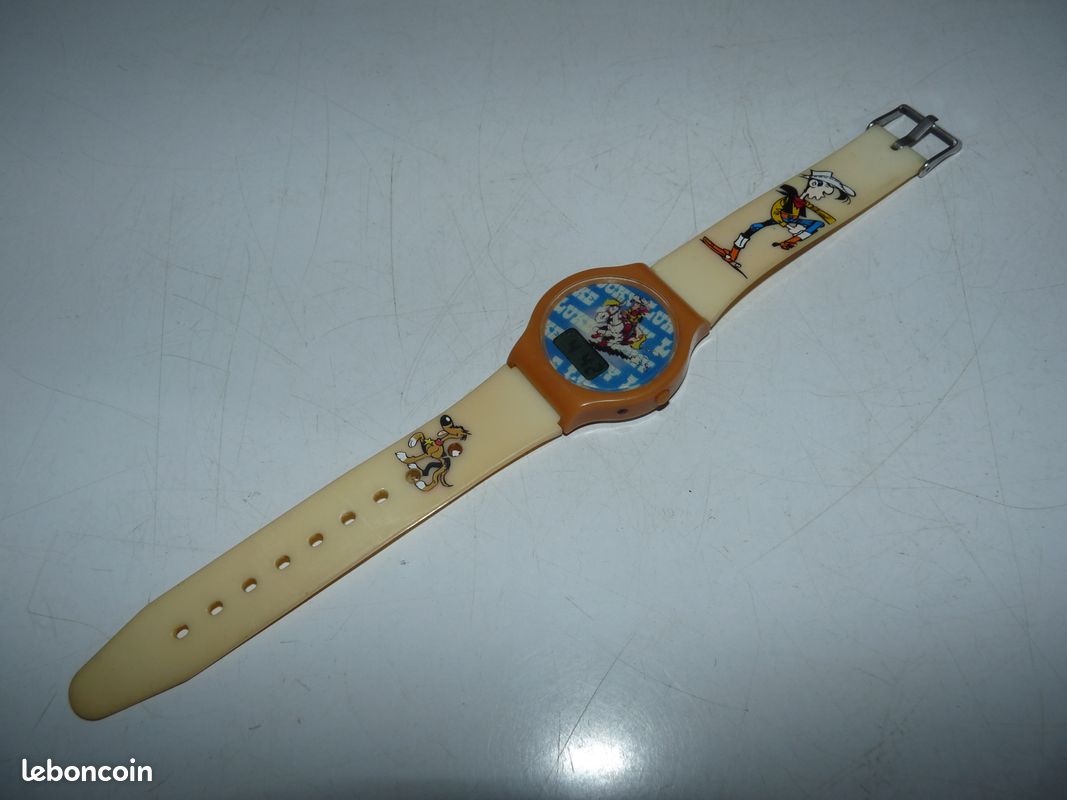 Montre à Quartz Lucky Luke LCD 02 Pour Enfant - Fonctionne - Occasion