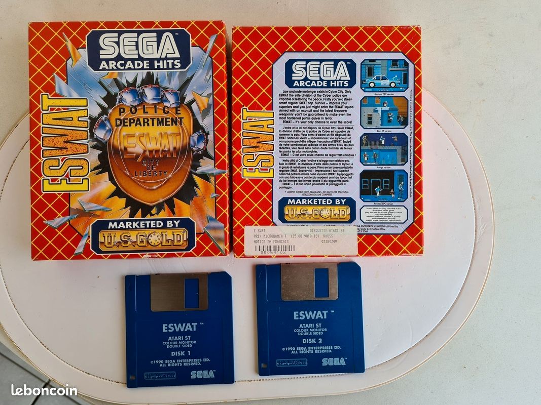 Disquette de jeu Atari ST Populous - Collection