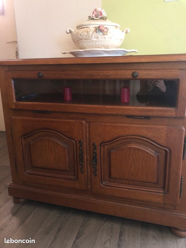 Meuble télévision bois (image 2)