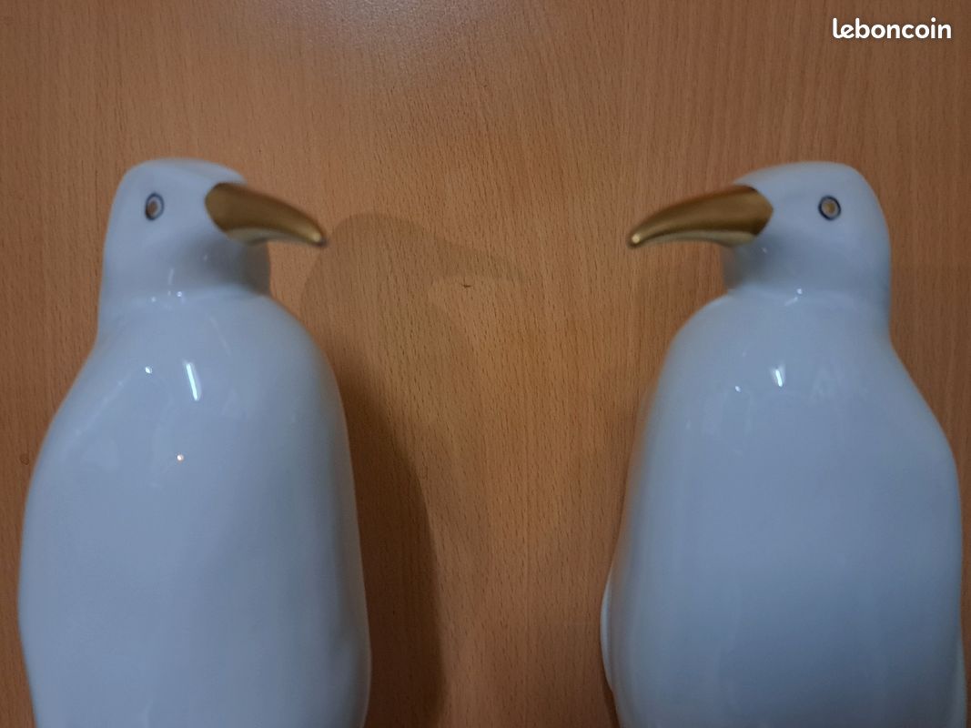 Lot de 2 . Pingouin céramique (image 2)