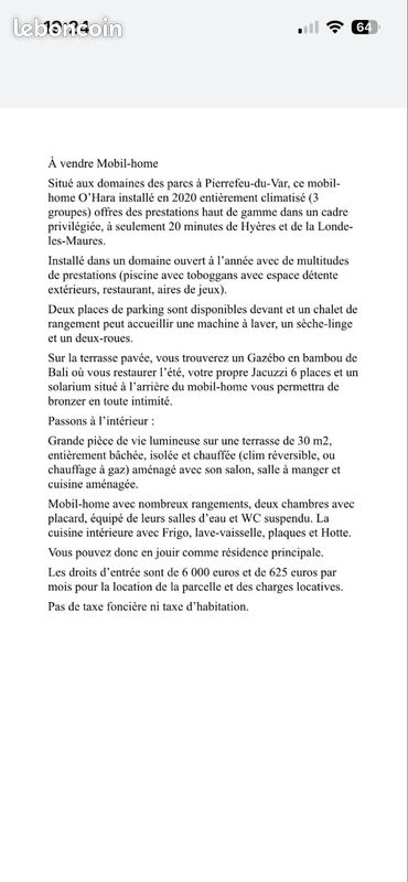 Local commercial 4 pièces 70 m² · à Pierrefeu-du-Var · 70 m² · 170 000 €