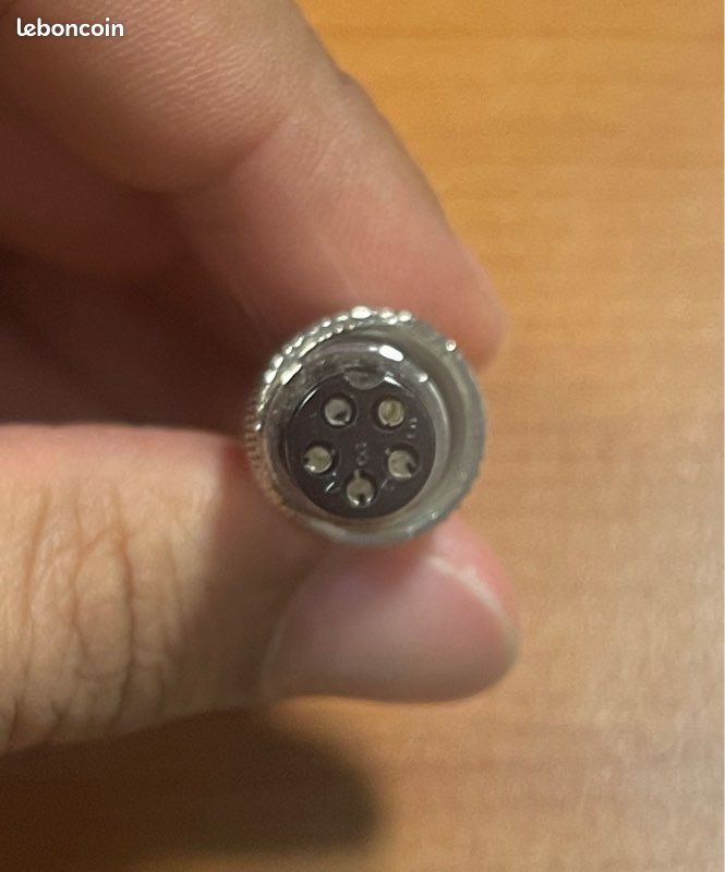 NEUF - Poignée de fer à souder pour Station FNIRSI DWS200 F210 ou autre compatible - Résistant - Antidérapant - Longueur : 1,2 m - connecteur à visser 5 trous (image 5)