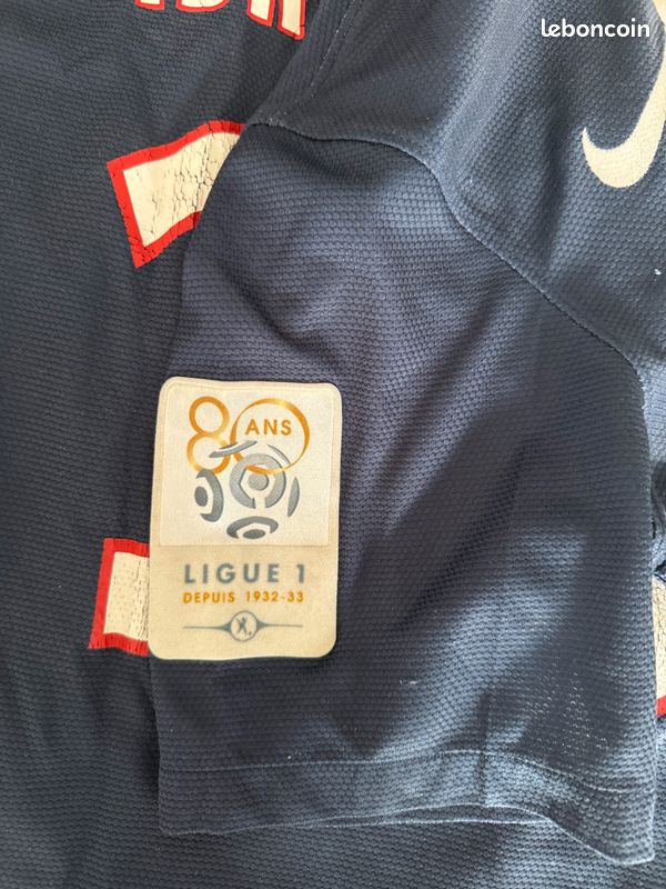 Maillot Domicile PSG 2012-2013 #18 Ibrahimovic, Taille M, Neuf Avec étiquettes - Nike