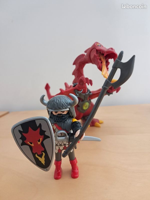 Playmobil Forteresse du dragon rouge + dragon rouge (image 7)