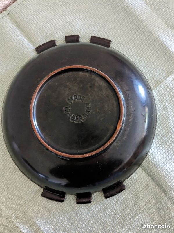 Rare et très jolie présentoir/assiette creuse, W-GERMANY (image 7)
