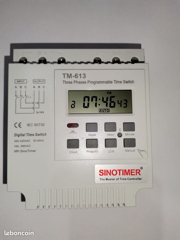 Sinotimer 380V Programmable Control Timer Power Switch (image 1)