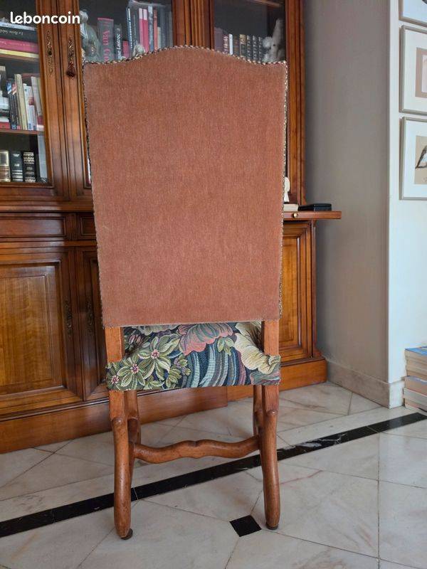 Chaise louis XIII os de mouton (image 3)